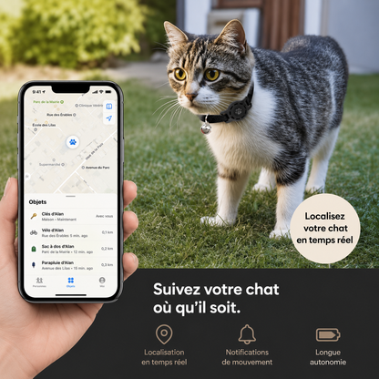 Collier Chat Compatible Tracker